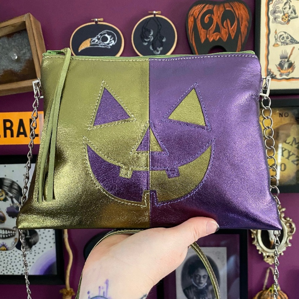 Verona Black jack O lantern bag leather